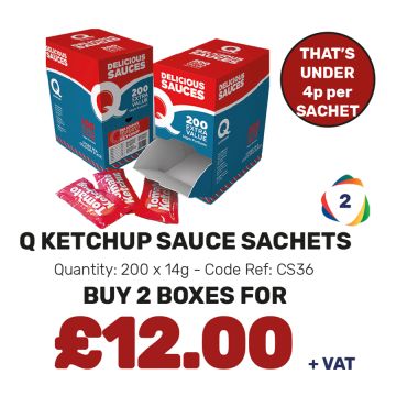 Q Ketchup Sauce Sachets - Special Offer