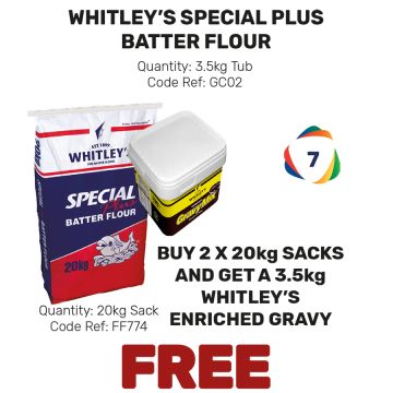 Whitley's Special Plus Batter Flour - Special Offer