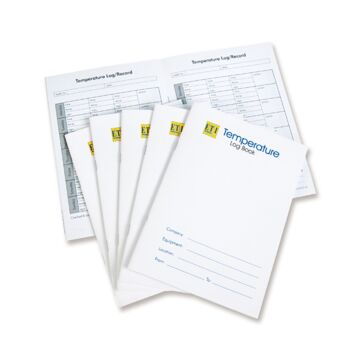 A5 Temperature Log Book