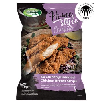 Homestyle Crunchy Breaded Chicken Breast Strips