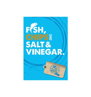 Hook & Fish Salt & Vinegar Poster