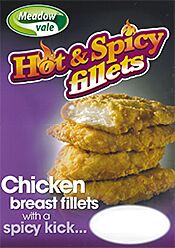 Hot & Spicy Fillets Poster