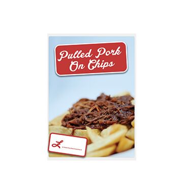 Pulled Pork with Chips Poster
