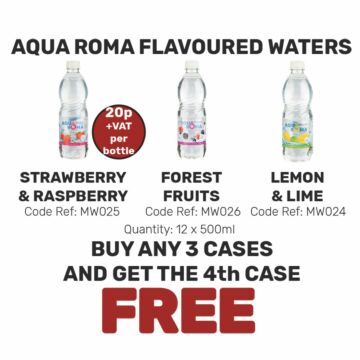 Aqua Roma Flavoured Waters - Special Offer