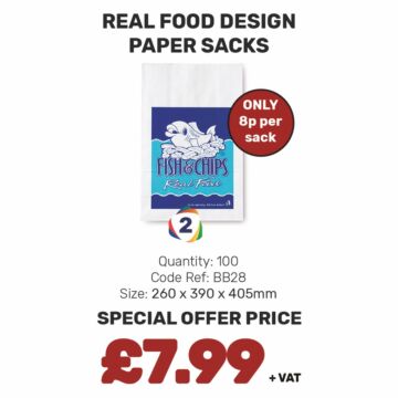 Real Food Design Paper Sacks - Special Offer