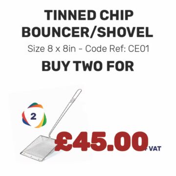 Tinned Chip Bouncer/Shovel - Special Offer