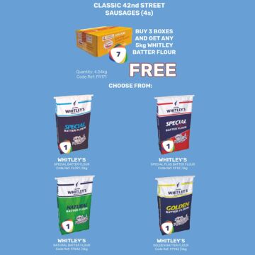 Classic 42nd Street Sausages - Special Offer