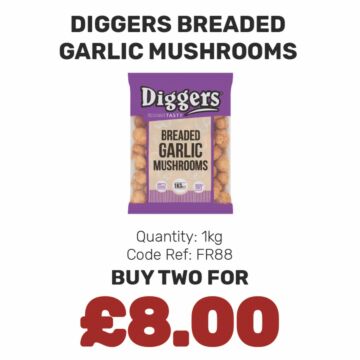 Diggers Breaded Garlic Mushrooms - Special Offer