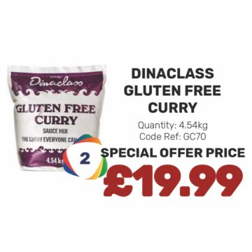 Dinaclass Gluten Free Curry - Special Offer