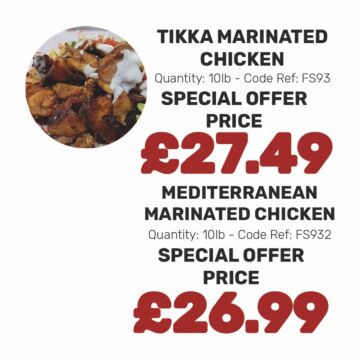 Tikka/Mediterranean Marinated Chicken - Special Offer