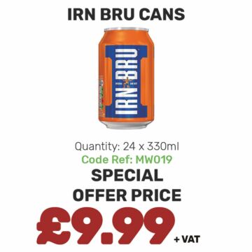 Irn Bru Cans - Special Offer