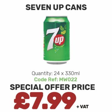 Seven Up Cans - Special Offer
