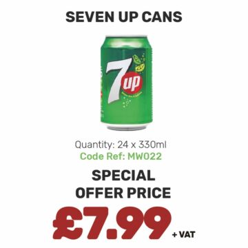 Seven Up Cans - Special Offer