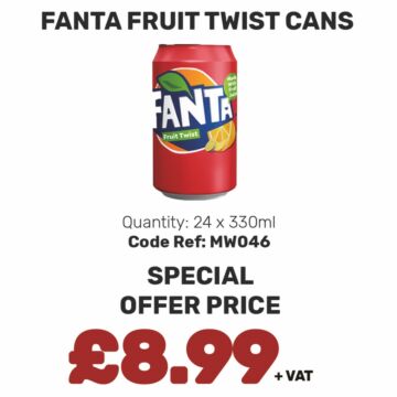 Fanta Fruit Twist Cans - Special Offer