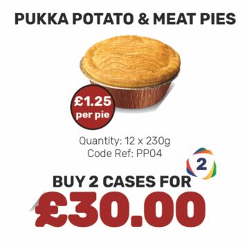 Pukka Potato & Meat Pies - Special Offer