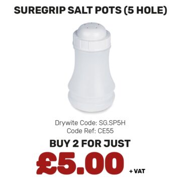 Suregrip Salt Pots (5 Hole) - Special Offer