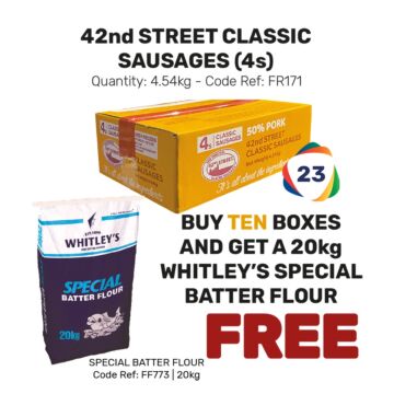 42nd Street Classic Sausages - Special Offer